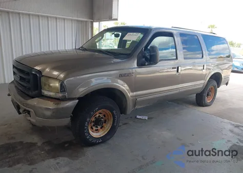 2003 Ford Excursion Limited from USA, damaged, VIN 1FMSU43P83EB45349